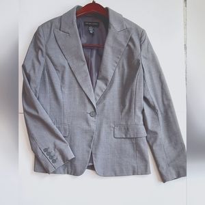 SOLD* NY&C Stretch Pinstripe Gray Jacket Blazer Sz 14